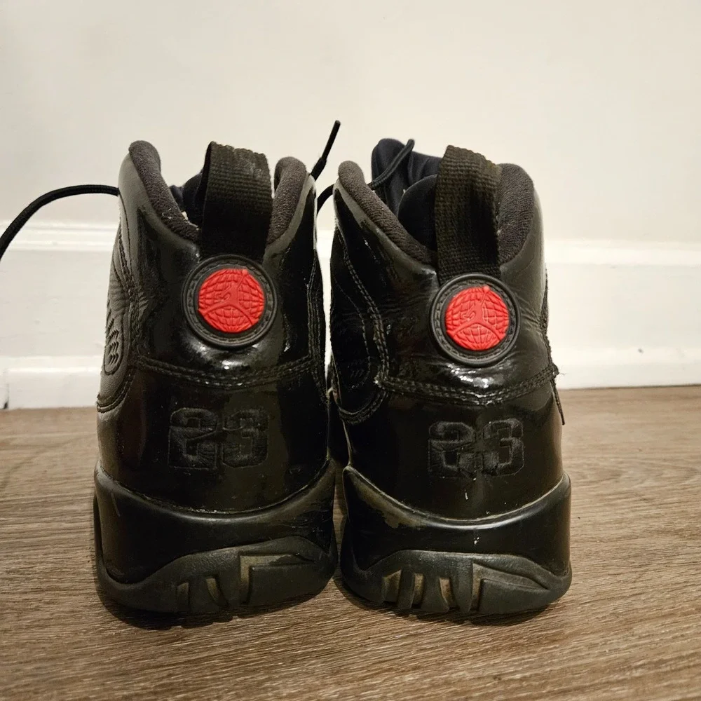 Air Jordan 9 Bred Patent Retro Size 10 Mens Black Sneakers 2018 302370-014
